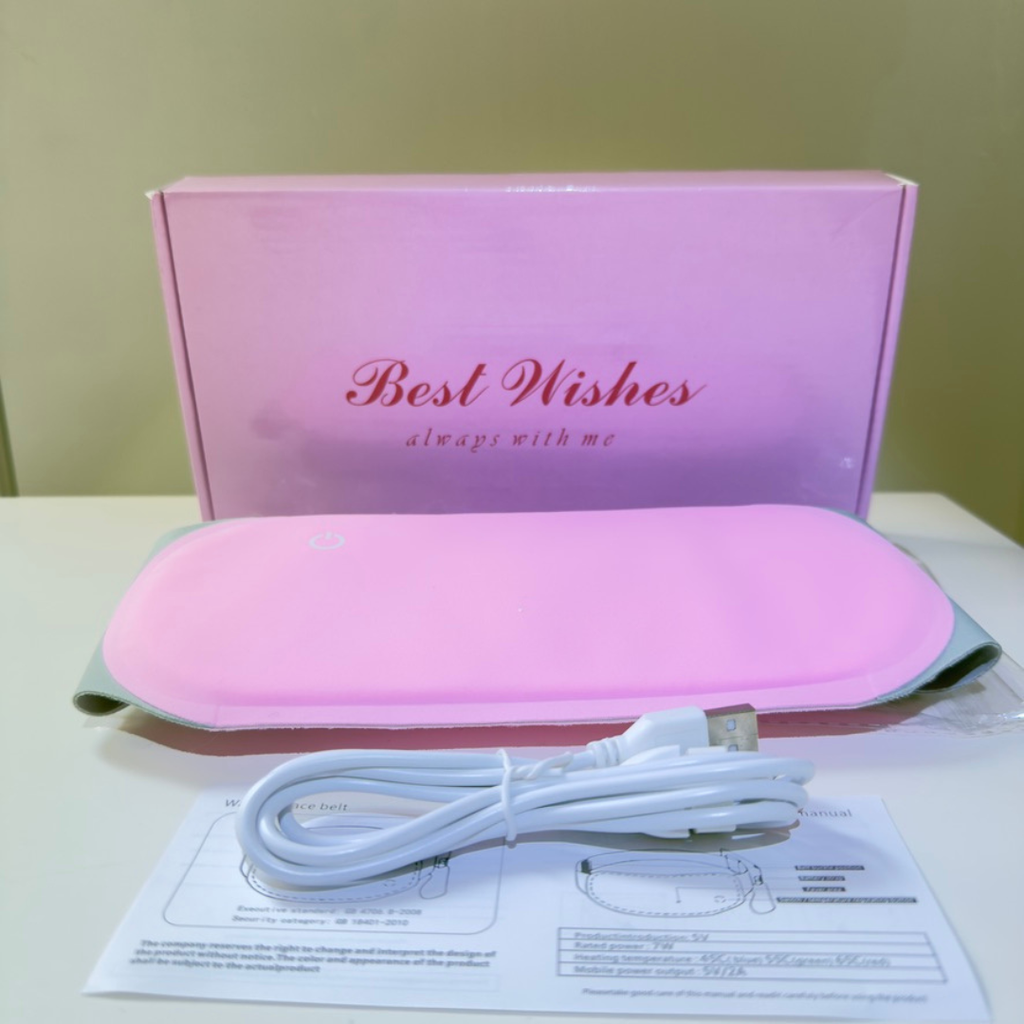 Cinturon calefactado para dolores menstruales y cólicos