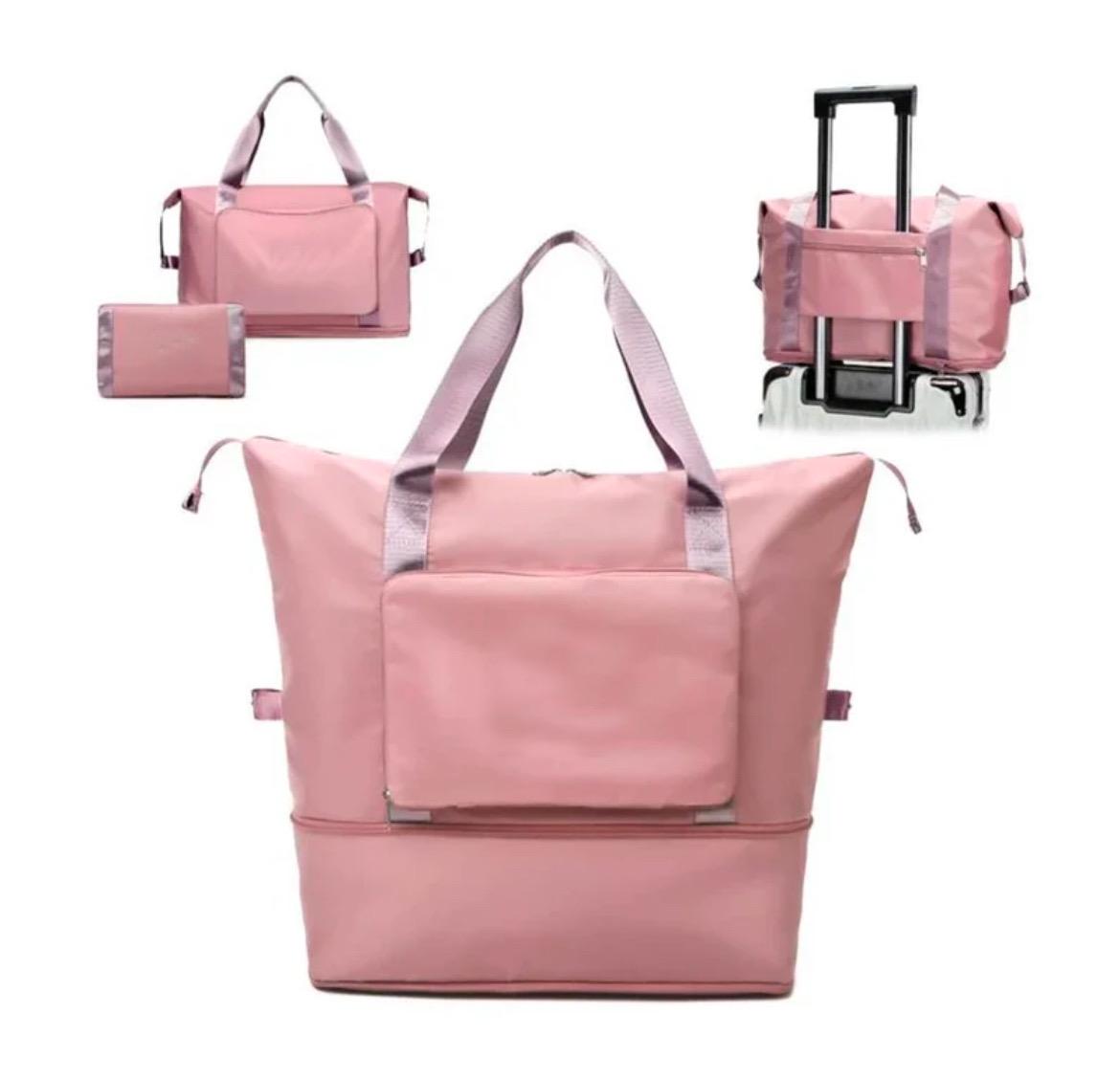 Bolso Totebag Plegable Rosa